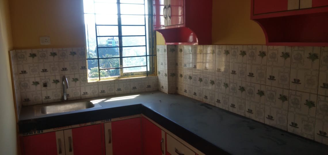 Semi Furnished 3bhk in New Sarania, Guwahati, Assam, India for Rent